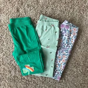Three Girls Cat&Jack L 10-12 Leggings/Pants Bundle